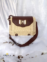 Orela Beige Classic Bow Luxe Crossbody Shoulder Bag