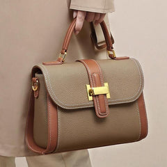 Luxury Textured Structured Sling Handbag with Top Handle – Limited Edition