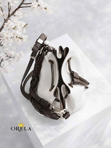 Orela Elegant Dual-Tone Bucket Sling Bag