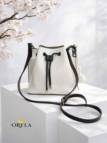 Orela Elegant Dual-Tone Bucket Sling Bag