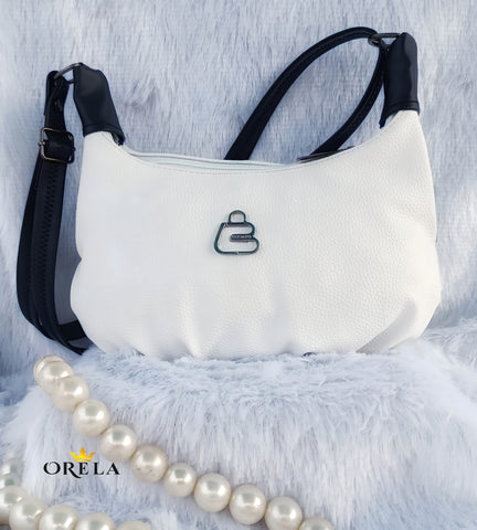 Orela Elegant Ivory Luxe Shoulder Handbag