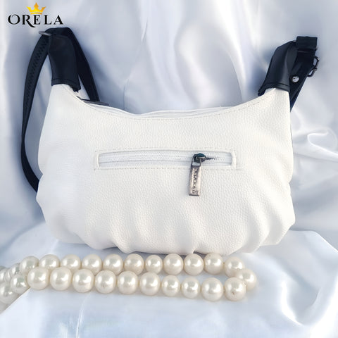 Orela Elegant Ivory Luxe Shoulder Handbag