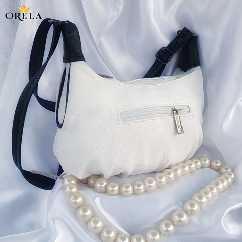 Orela Elegant Ivory Luxe Shoulder Handbag